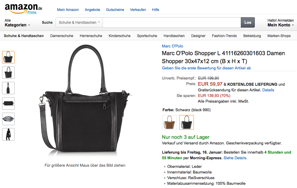 Gibt es hier bei Amazon